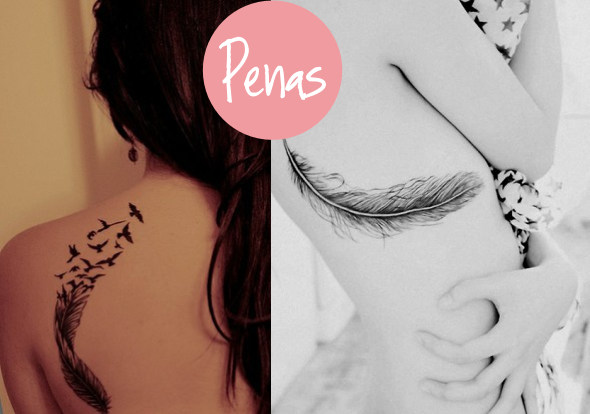 Tatuagem de Pena Significado, Dica, Modelos